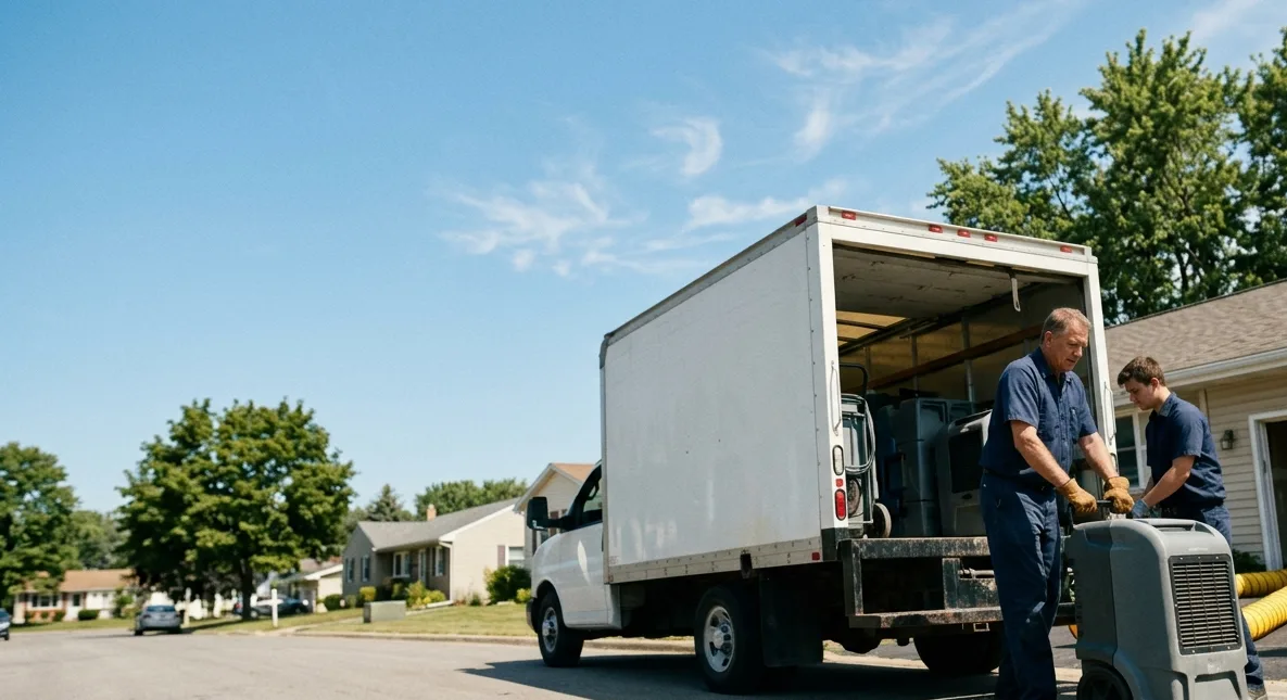Water Damage Cleanup in Fairbury, IL near me